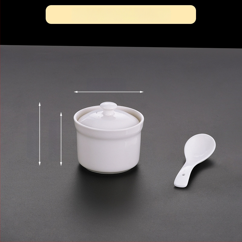 Portselanist kauss hotellidele, kaasaegse minimalistliku disainiga; sobib suppidele, hautistele ja aurutatud munadele; ärikingitus