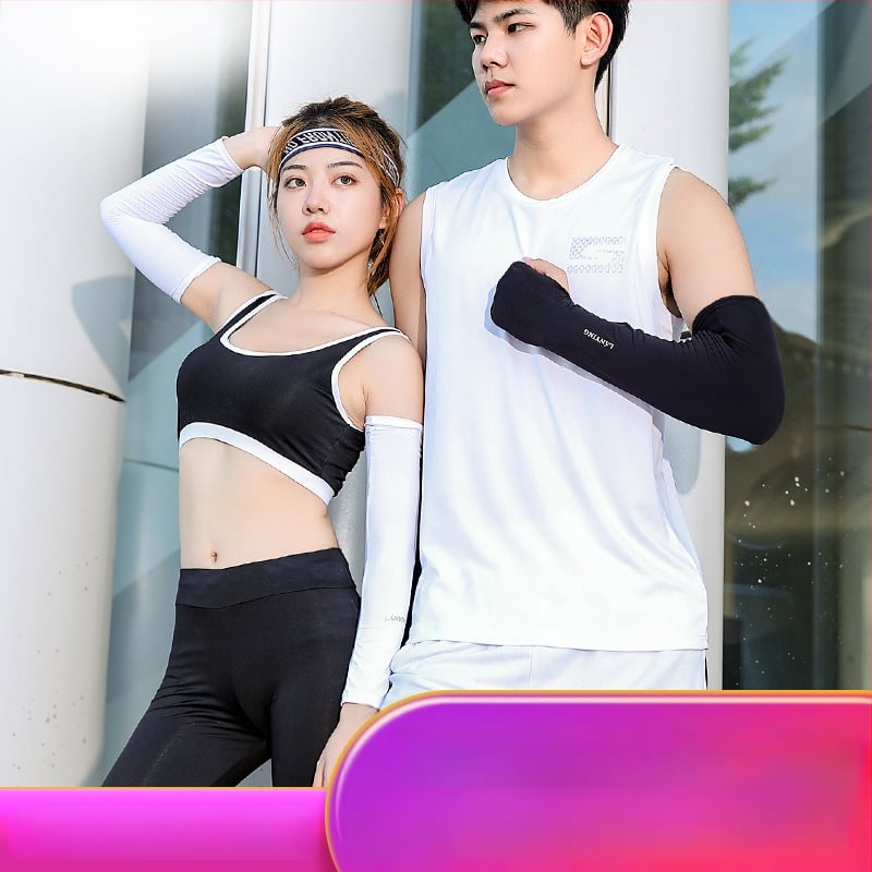 Слънцезащитни ръкави за възрастни — Ice Silk, UV защита, дишащи, леки, Полиестер 61–70%