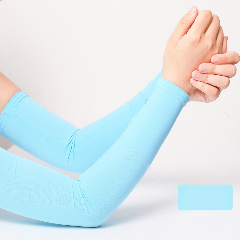 Слънцезащитни ръкави за възрастни — Ice Silk, UV защита, дишащи, леки, Полиестер 61–70%