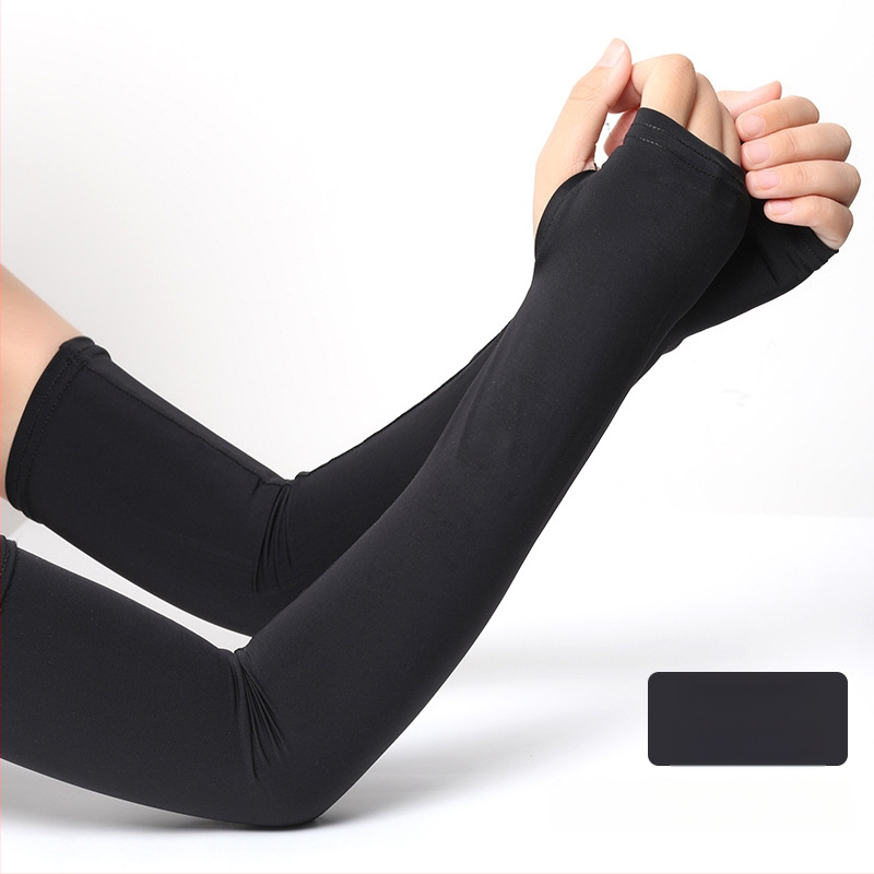 Слънцезащитни ръкави за възрастни — Ice Silk, UV защита, дишащи, леки, Полиестер 61–70%