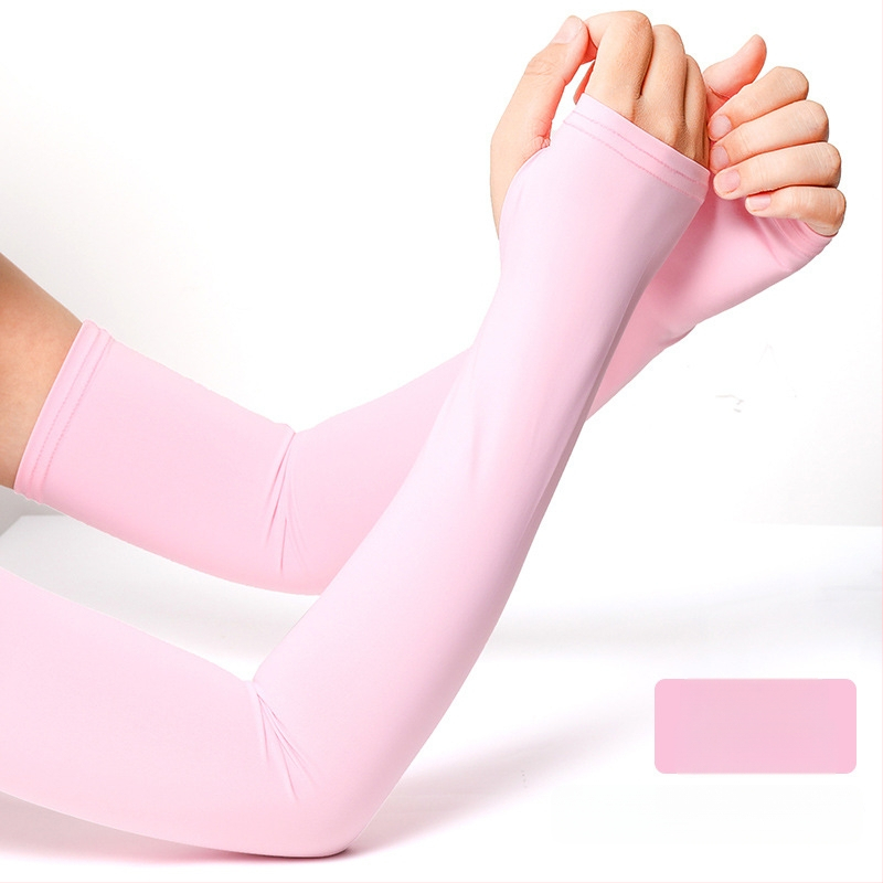 Слънцезащитни ръкави за възрастни — Ice Silk, UV защита, дишащи, леки, Полиестер 61–70%