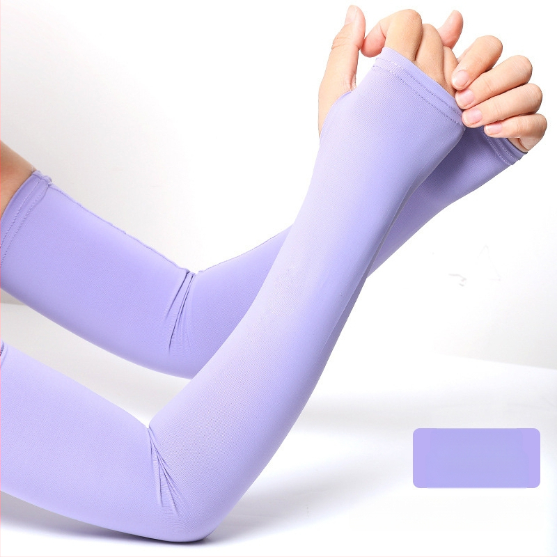 Слънцезащитни ръкави за възрастни — Ice Silk, UV защита, дишащи, леки, Полиестер 61–70%