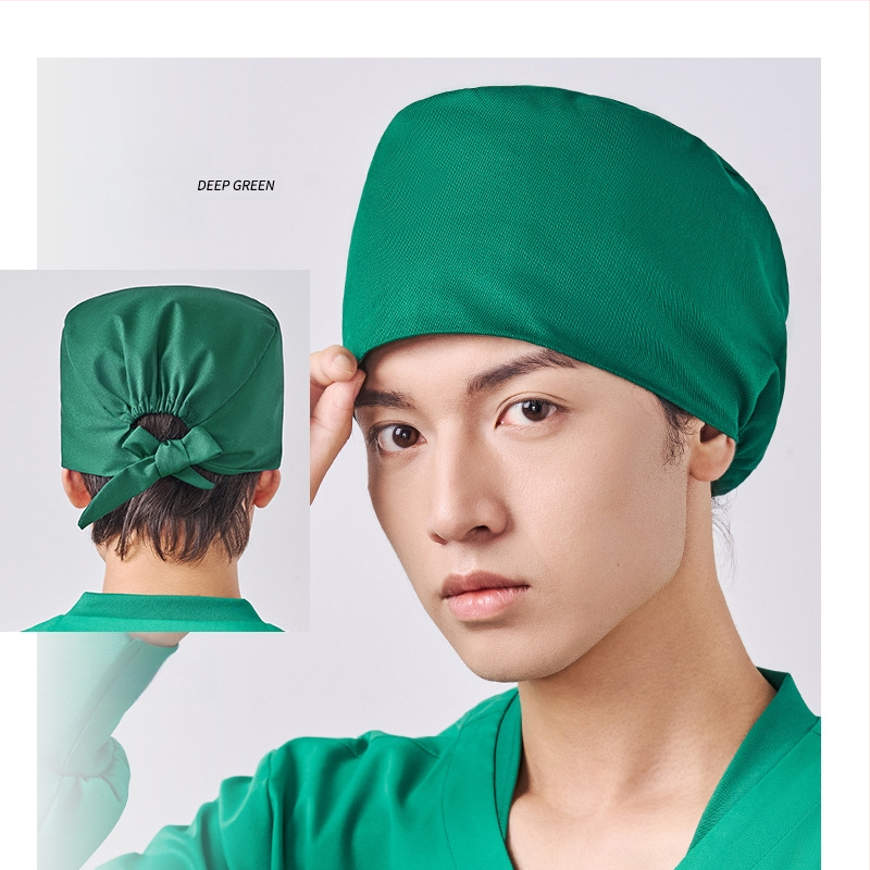 Χειρουργική κάπα από βαμβάκι, unisex, επίπεδη κορυφή, διαπνέουσα και απορροφά τον ιδρώτα