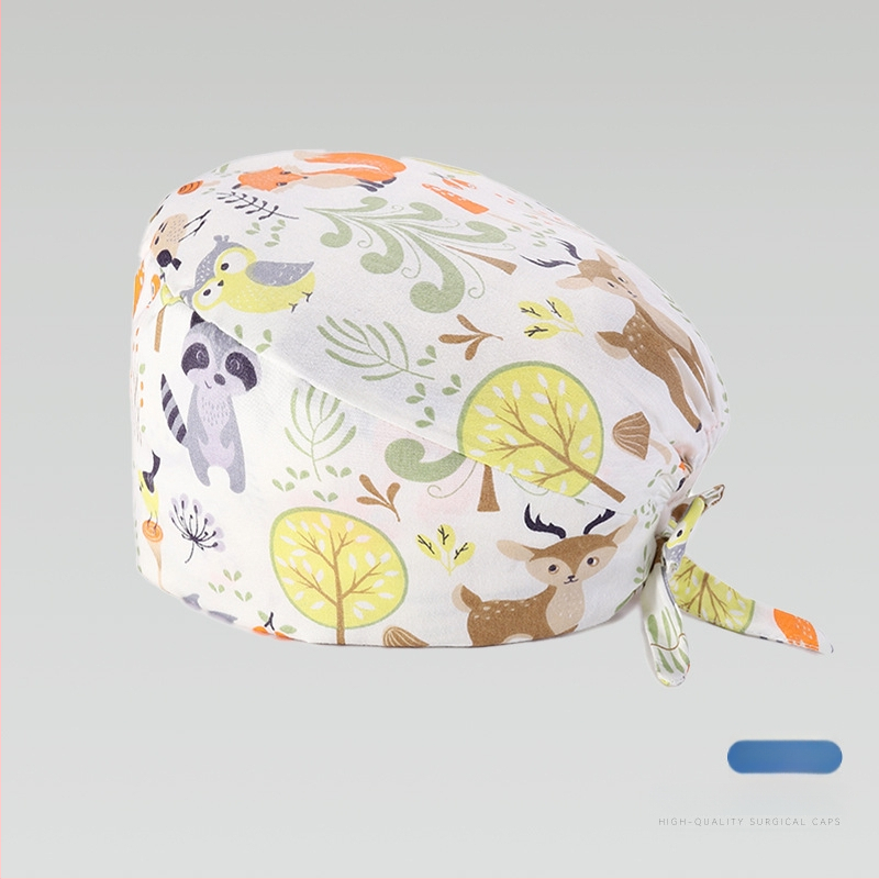 Χειρουργική κάπα από βαμβάκι, unisex, επίπεδη κορυφή, διαπνέουσα και απορροφά τον ιδρώτα