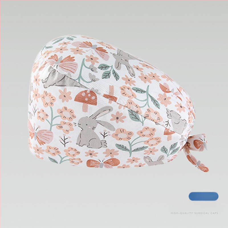 Χειρουργική κάπα από βαμβάκι, unisex, επίπεδη κορυφή, διαπνέουσα και απορροφά τον ιδρώτα