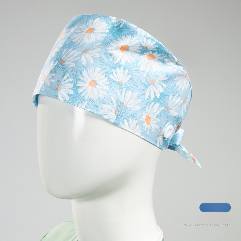 Χειρουργική κάπα από βαμβάκι, unisex, επίπεδη κορυφή, διαπνέουσα και απορροφά τον ιδρώτα