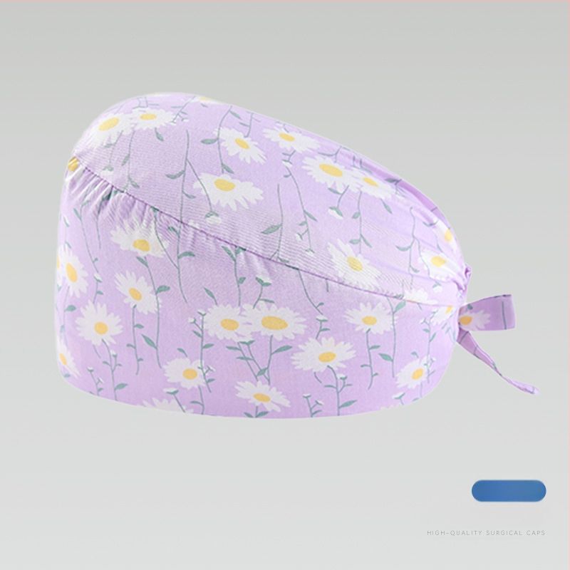 Χειρουργική κάπα από βαμβάκι, unisex, επίπεδη κορυφή, διαπνέουσα και απορροφά τον ιδρώτα