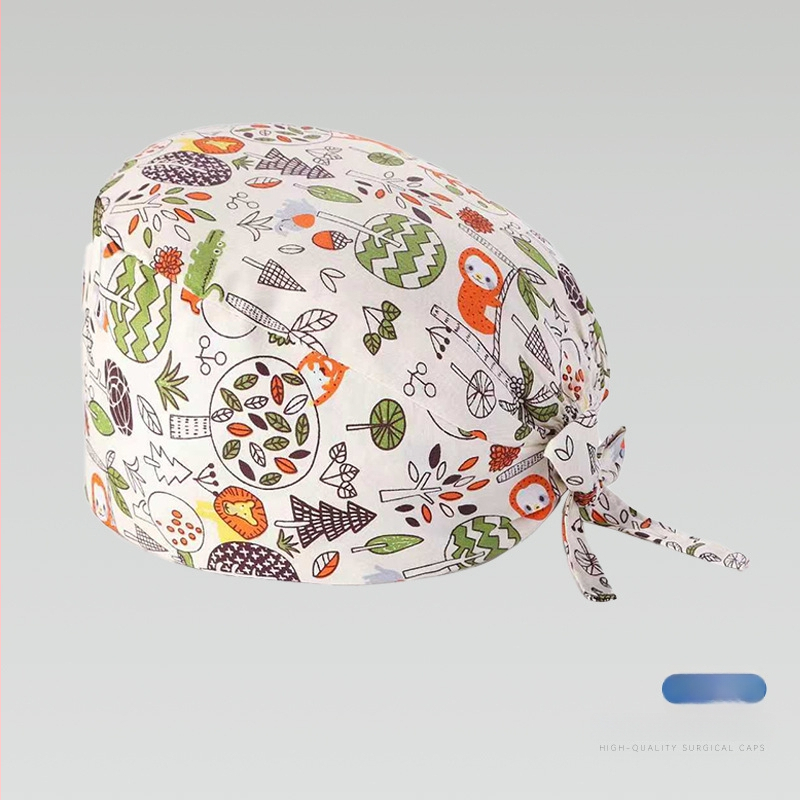 Χειρουργική κάπα από βαμβάκι, unisex, επίπεδη κορυφή, διαπνέουσα και απορροφά τον ιδρώτα