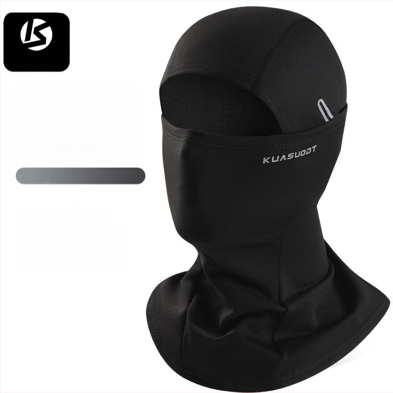 Dviračio kaukė, elastinio veliūro ir ice silk audinys, pilna veido apsauga nuo saulės, kvėpuojanti, unisex, prekinis ženklas Kuasuodt / Cross Speed Sports