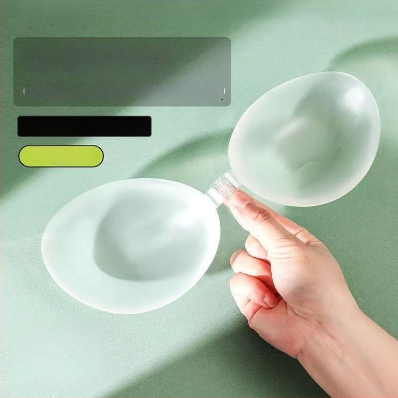 Szilikon mellbimbó tapasz - láthatatlan, összegyűjtő hatású; megvastagodott; kör alakú mellbimbó forma; átlátszó, fényes