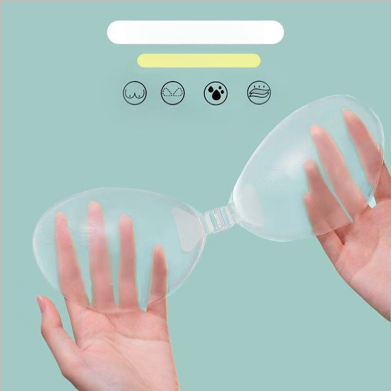 Szilikon mellbimbó tapasz - láthatatlan, összegyűjtő hatású; megvastagodott; kör alakú mellbimbó forma; átlátszó, fényes