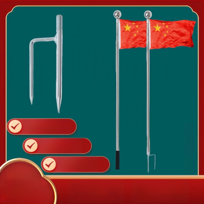 Teleskopinis stulpas pakabinamiems žibintams, lauko naudojimui, žibintas Winter Melon formos, Silk Screen spausdinimas, Naujasis Kinijos stilius