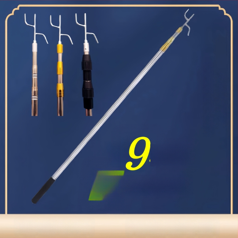 Teleskopinis stulpas pakabinamiems žibintams, lauko naudojimui, žibintas Winter Melon formos, Silk Screen spausdinimas, Naujasis Kinijos stilius