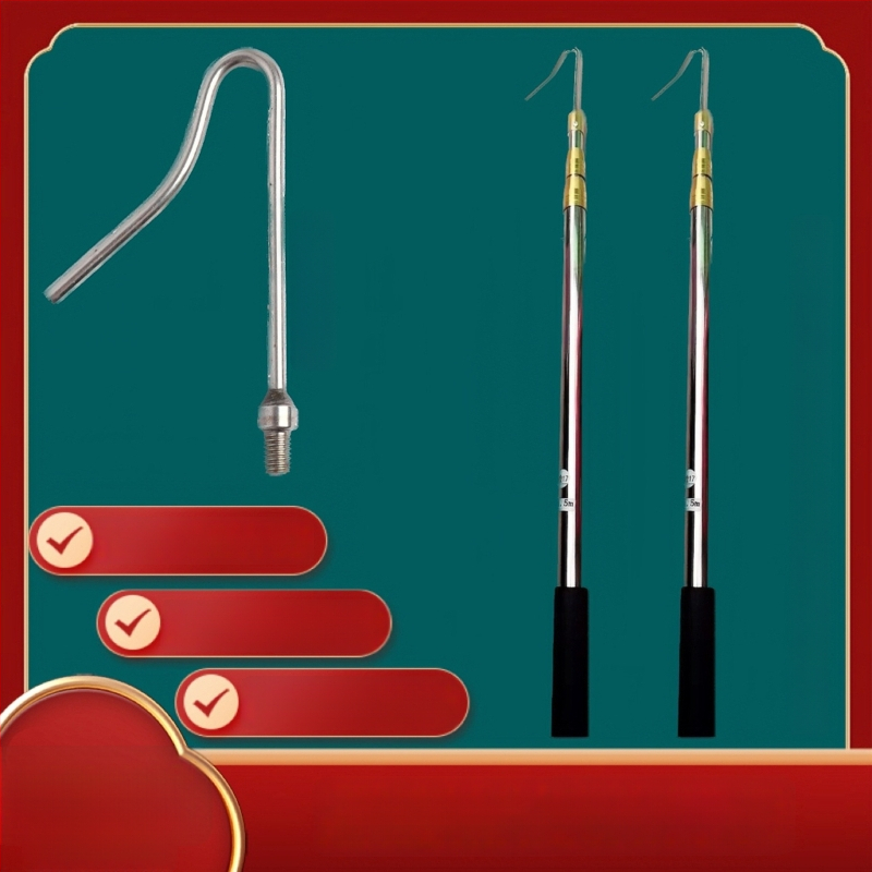 Teleskopinis stulpas pakabinamiems žibintams, lauko naudojimui, žibintas Winter Melon formos, Silk Screen spausdinimas, Naujasis Kinijos stilius