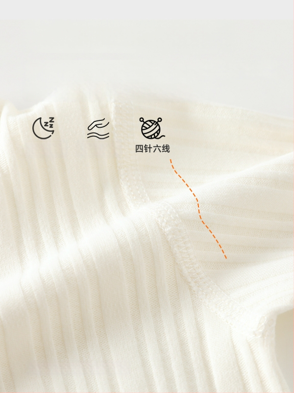 Naujagimiui kombinezonas iš 100% medvilnės, be siūlių jacquard audinys, ilgomis rankovėmis, vientisas, tinkamas visiems metų laikams, miego drabužiai kūdikiams