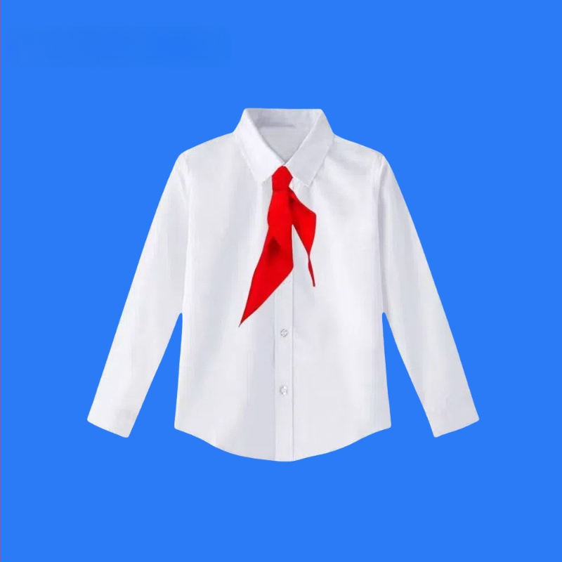 Vaikų ilgomis rankovėmis mokyklinė marškinėliai, korėjietiško stiliaus, švelnus audinio apdorojimas, medvilnės 30% mišinys, žiema 2025