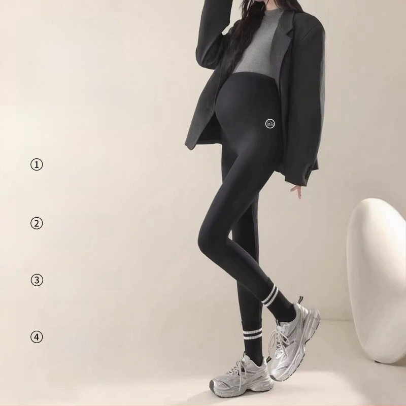 Κολάν εγκυμοσύνης για γιόγκα, με θερμό εσωτερικό φλίς, στήριξη κοιλιάς, chenille ύφασμα με 30–50% spandex, φαρδιά γραμμή, φθινόπωρο–χειμώνας