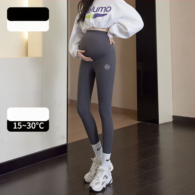 Κολάν εγκυμοσύνης για γιόγκα, με θερμό εσωτερικό φλίς, στήριξη κοιλιάς, chenille ύφασμα με 30–50% spandex, φαρδιά γραμμή, φθινόπωρο–χειμώνας