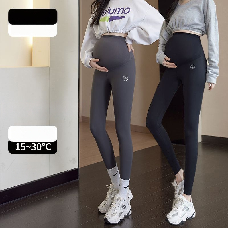 Κολάν εγκυμοσύνης για γιόγκα, με θερμό εσωτερικό φλίς, στήριξη κοιλιάς, chenille ύφασμα με 30–50% spandex, φαρδιά γραμμή, φθινόπωρο–χειμώνας