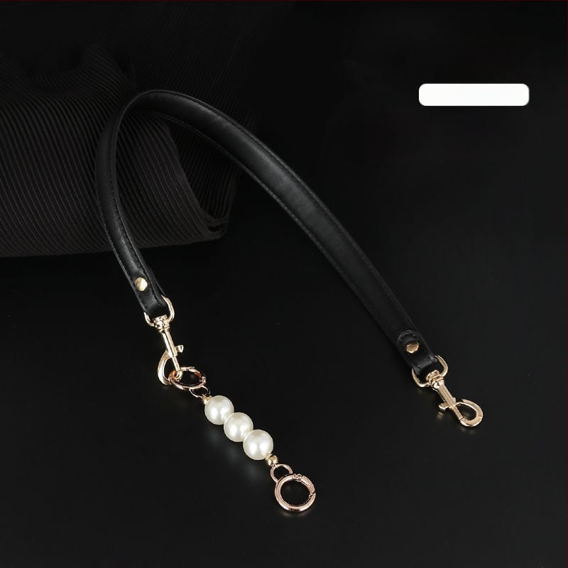 Презрамка за чанти с перлена верига - PU заместваща презрамка