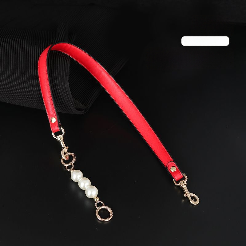 Презрамка за чанти с перлена верига - PU заместваща презрамка