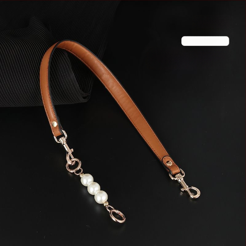 Презрамка за чанти с перлена верига - PU заместваща презрамка