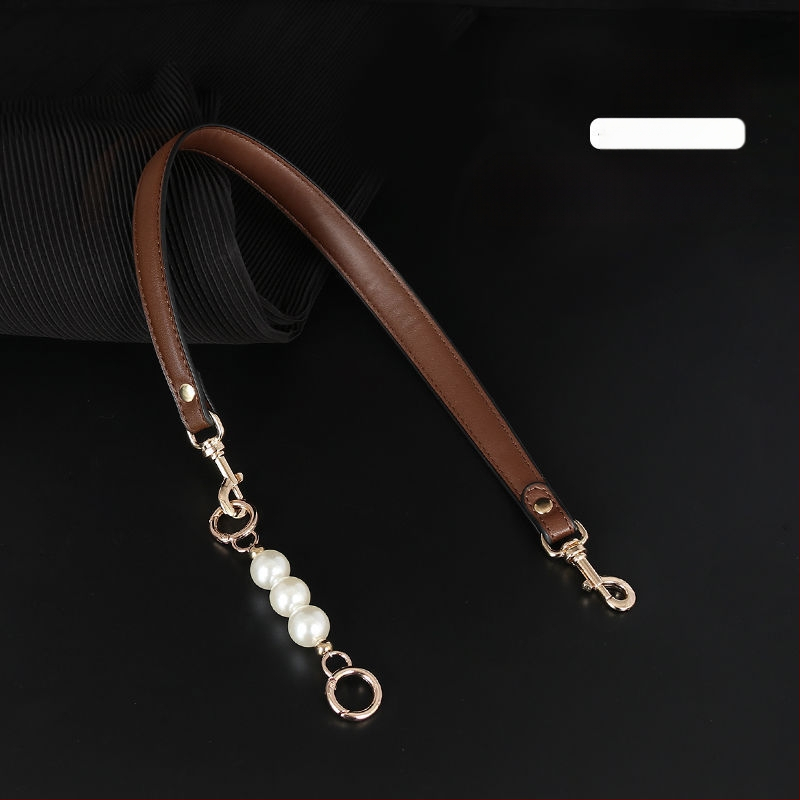 Презрамка за чанти с перлена верига - PU заместваща презрамка