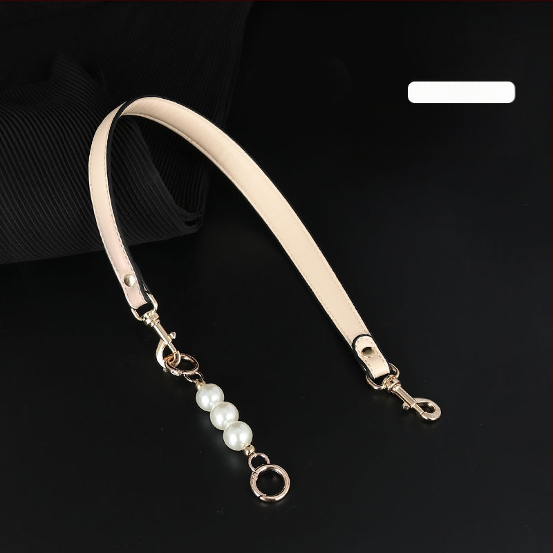 Презрамка за чанти с перлена верига - PU заместваща презрамка