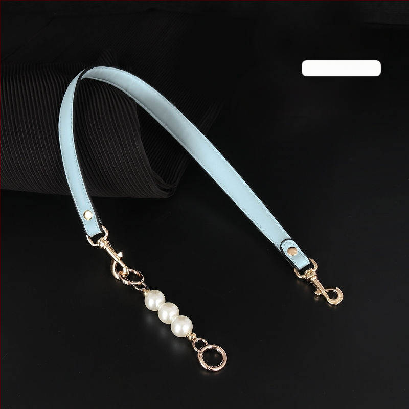 Презрамка за чанти с перлена верига - PU заместваща презрамка