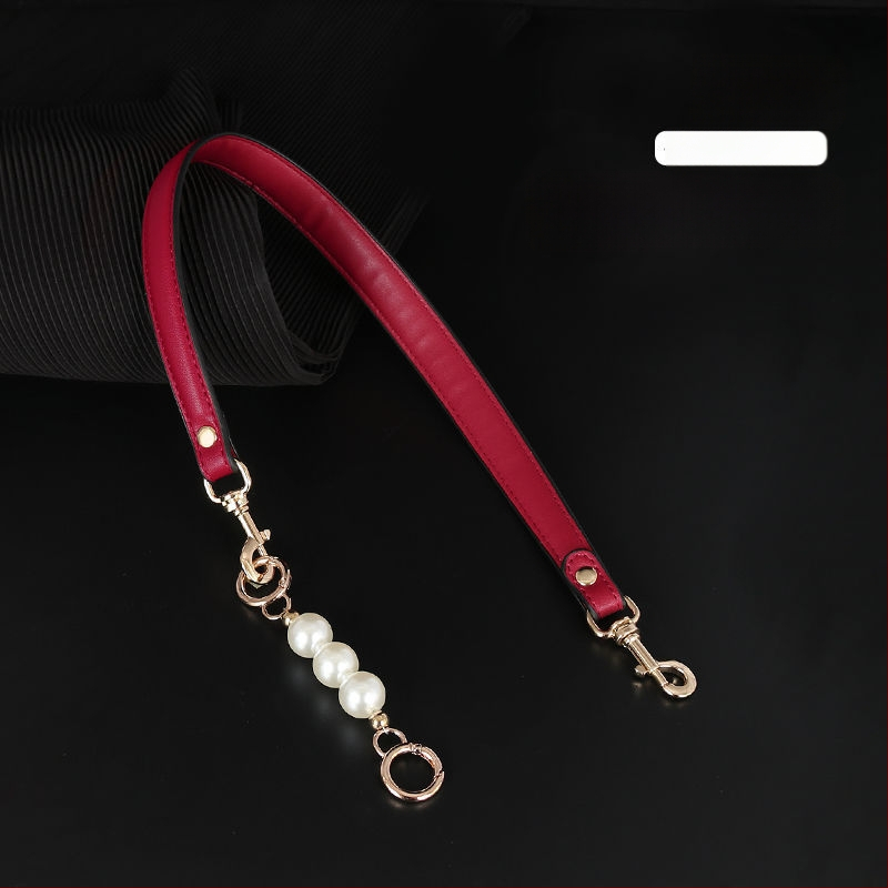 Презрамка за чанти с перлена верига - PU заместваща презрамка