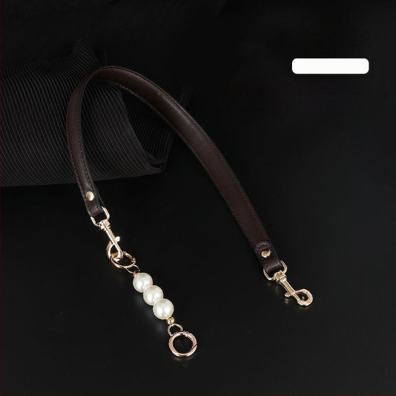 Презрамка за чанти с перлена верига - PU заместваща презрамка