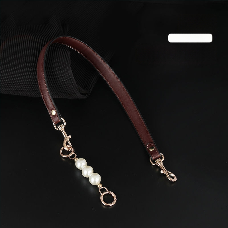 Презрамка за чанти с перлена верига - PU заместваща презрамка