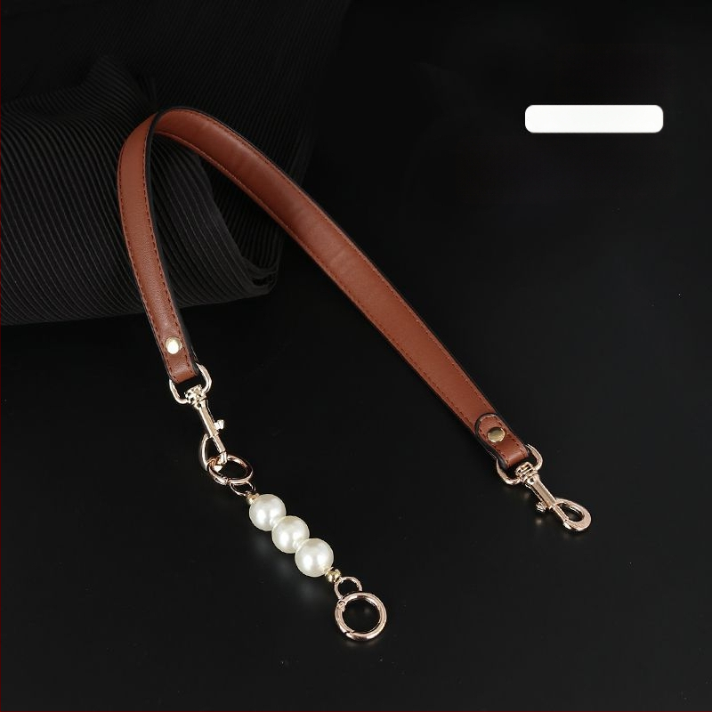 Презрамка за чанти с перлена верига - PU заместваща презрамка