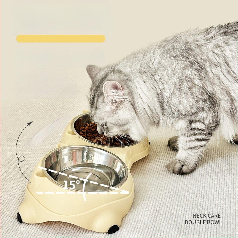 Котешка купа от неръждаема стомана, съд за хранене на домашни любимци, произход Zhejiang