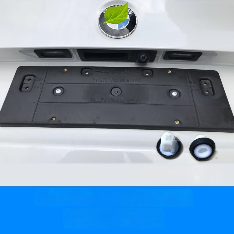 Държач за регистрационен номер за BMW X5 G05 – преден и заден, пластмасов, модел 0110, Xin Yicheng