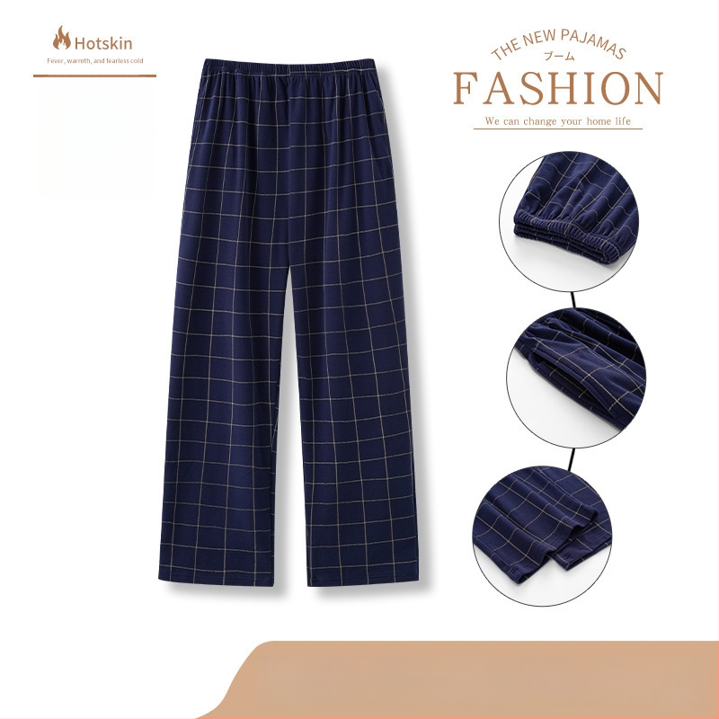 Muški topli pidžama set s kardiganom, dugi rukavi, zimski, veličine 4XL–7XL