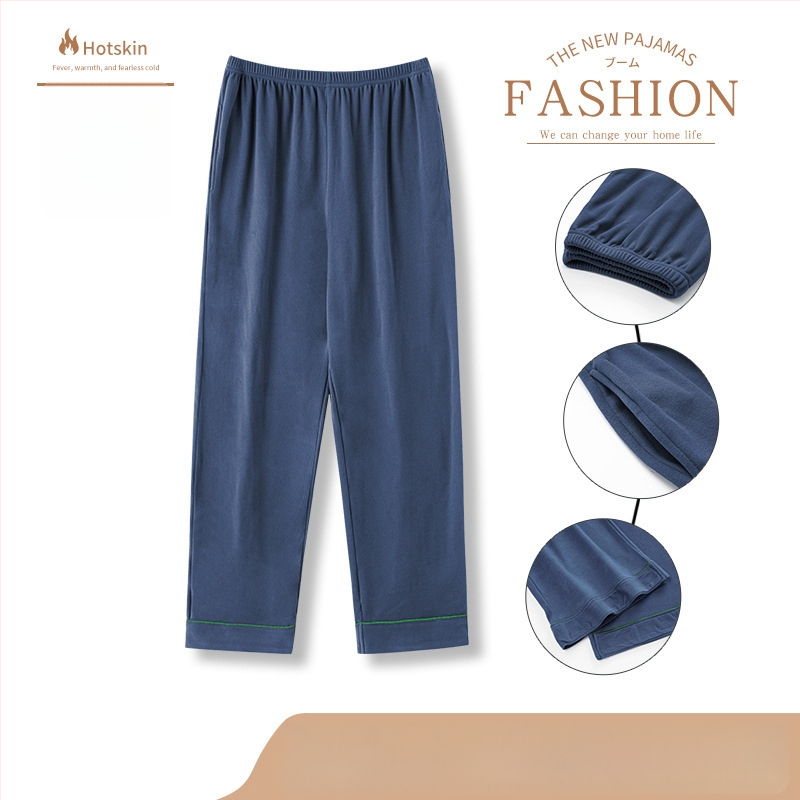 Muški topli pidžama set s kardiganom, dugi rukavi, zimski, veličine 4XL–7XL