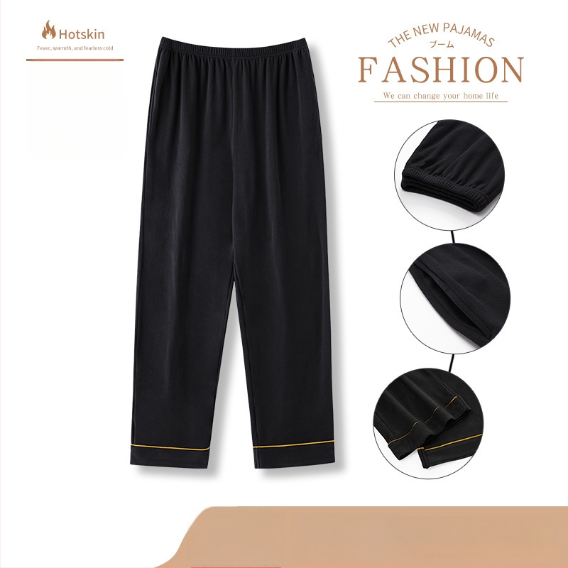 Muški topli pidžama set s kardiganom, dugi rukavi, zimski, veličine 4XL–7XL