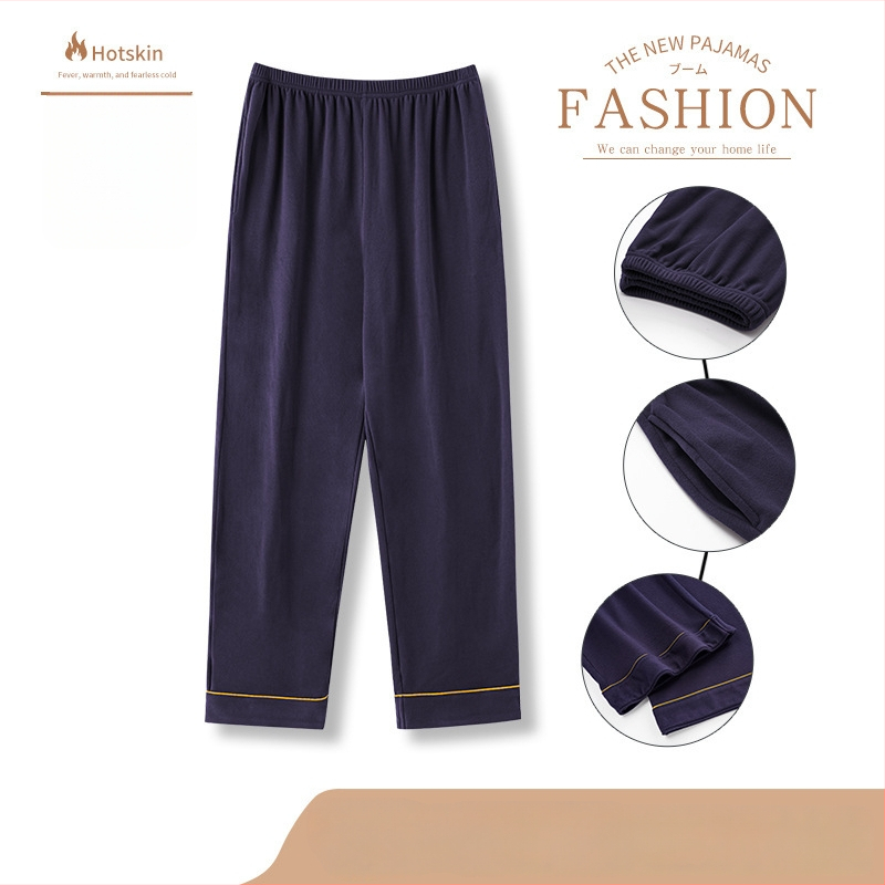 Muški topli pidžama set s kardiganom, dugi rukavi, zimski, veličine 4XL–7XL