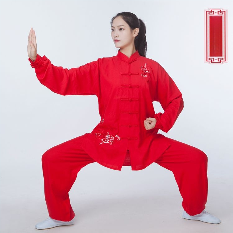 Moterų Tai Chi kostiumas su ilgomis rankovėmis, Chenille audinys su Spandexu, 2023 m. pavasaris