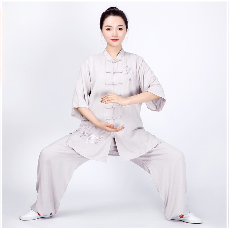 Moterų Tai Chi kostiumas su ilgomis rankovėmis, Chenille audinys su Spandexu, 2023 m. pavasaris
