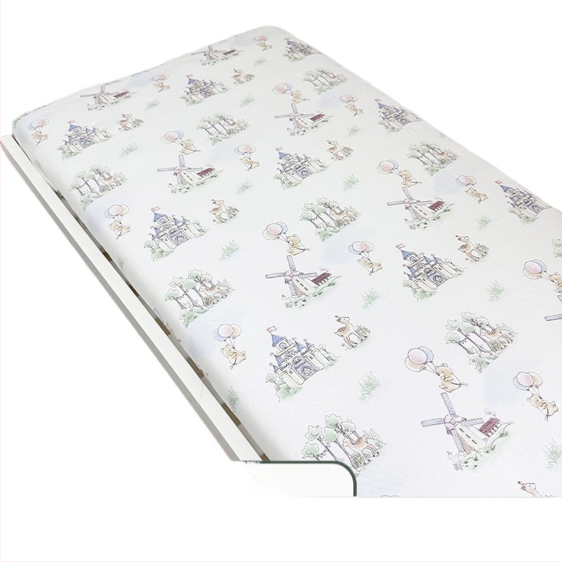 Dječje pokrivalo od Ice Silk, tkanina s vlaknima obojena, reaktivni ispis i bojanje, moderni minimalistički stil