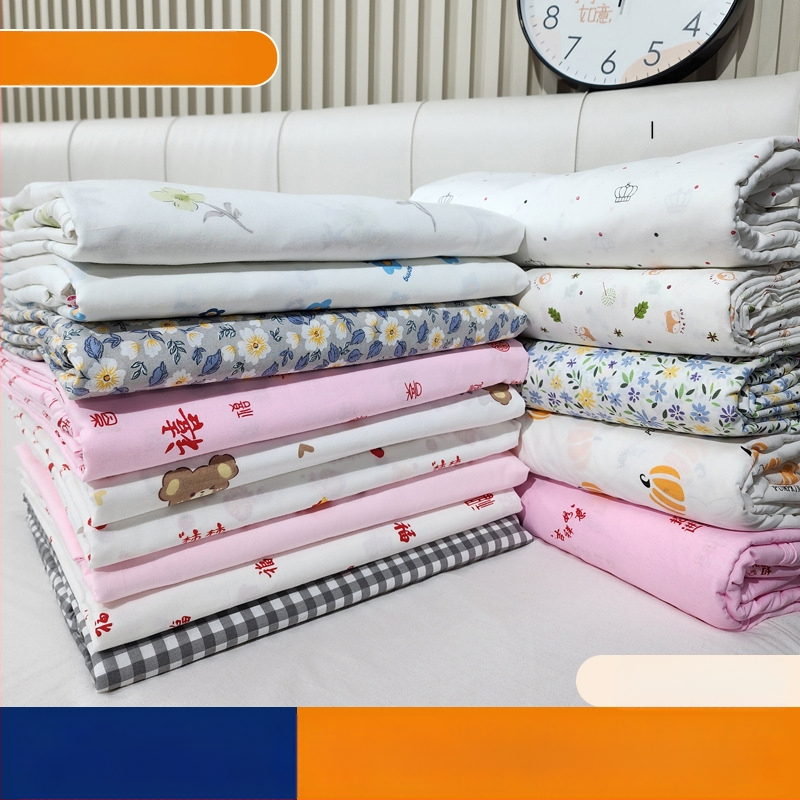 Husă de pilotă din bumbac 100% cu model floral, țesătură simplă, imprimare prin vopsire, densitatea țesăturii 78x65