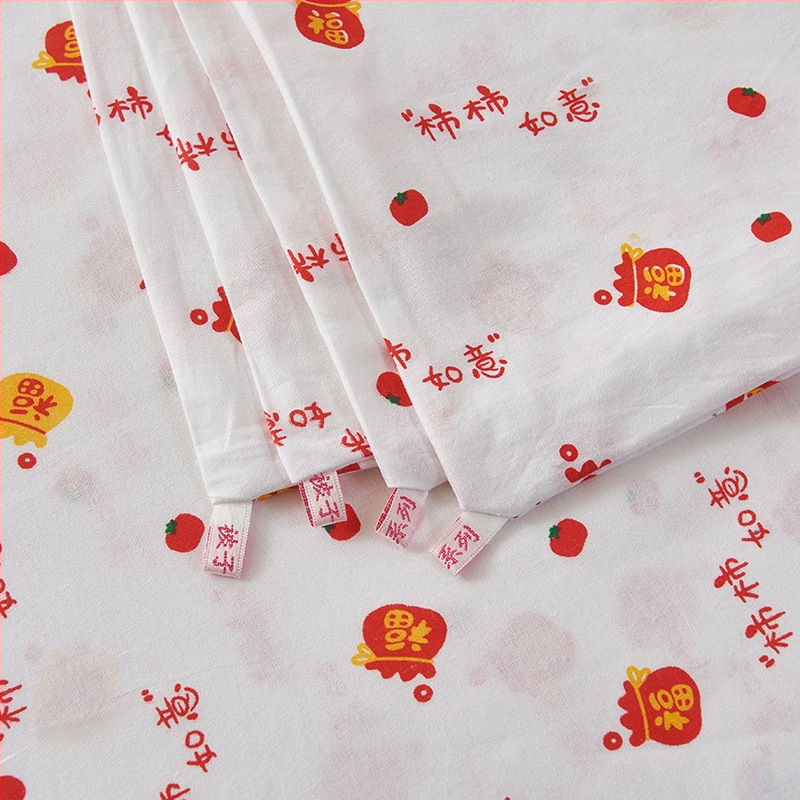 Husă de pilotă din bumbac 100% cu model floral, țesătură simplă, imprimare prin vopsire, densitatea țesăturii 78x65