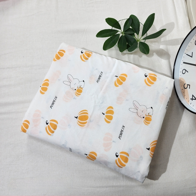 Husă de pilotă din bumbac 100% cu model floral, țesătură simplă, imprimare prin vopsire, densitatea țesăturii 78x65