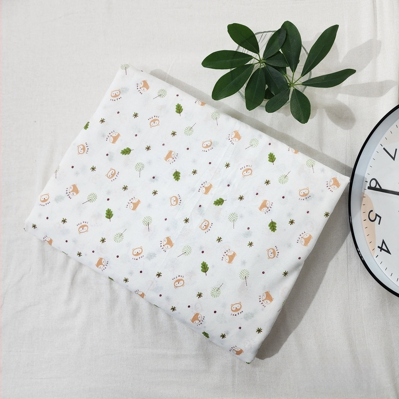 Husă de pilotă din bumbac 100% cu model floral, țesătură simplă, imprimare prin vopsire, densitatea țesăturii 78x65