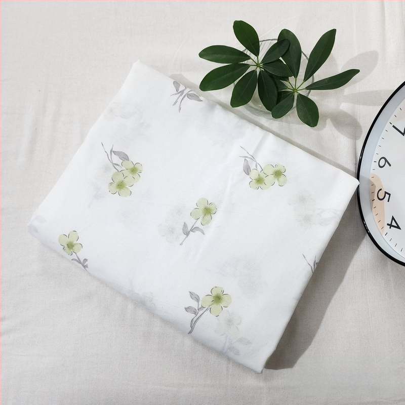 Husă de pilotă din bumbac 100% cu model floral, țesătură simplă, imprimare prin vopsire, densitatea țesăturii 78x65