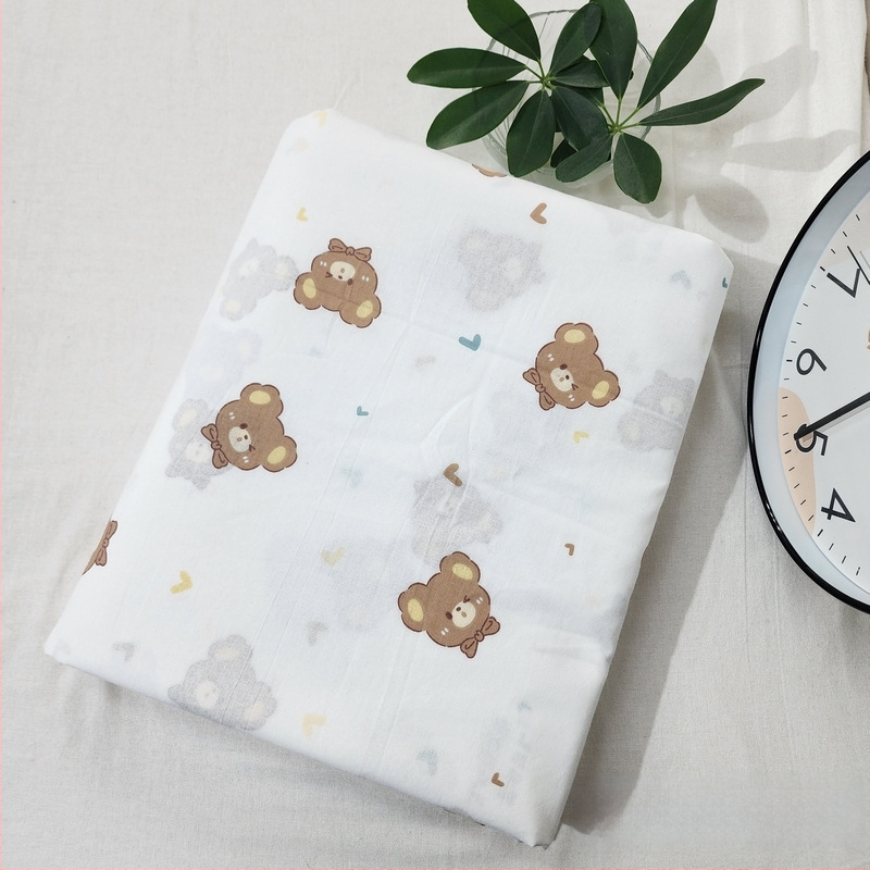 Husă de pilotă din bumbac 100% cu model floral, țesătură simplă, imprimare prin vopsire, densitatea țesăturii 78x65