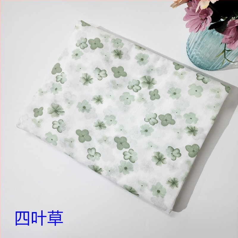 Husă de pilotă din bumbac 100% cu model floral, țesătură simplă, imprimare prin vopsire, densitatea țesăturii 78x65