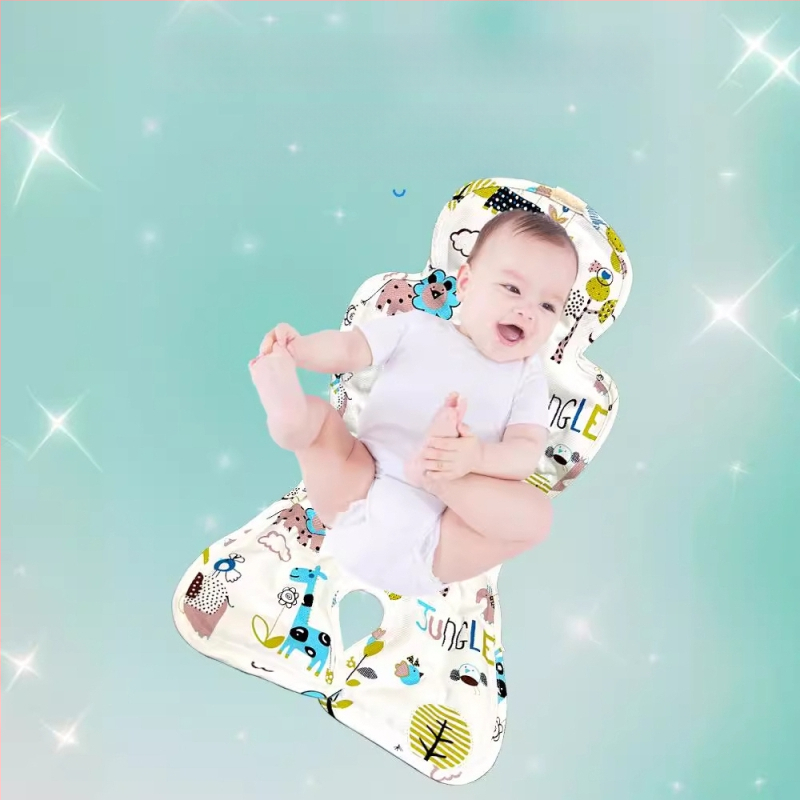 Bērnu ratiņu sēdekļa spilvens ar dzesējošu PVC materiālu, universāls ratiem un ēdamistabas krēsliem, ledus pērļu spilvens